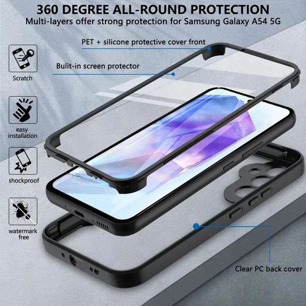 Калъф за Samsung Galaxy A35 5G A356, Techsuit, ColorVerse 360, Розов