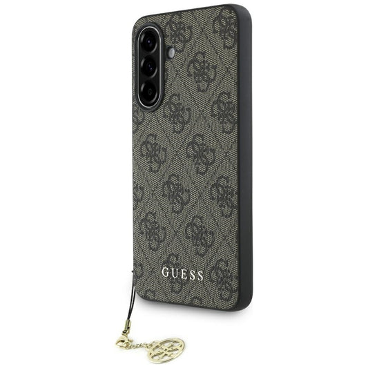 Калъф за Samsung Galaxy A36 A366, Guess, 4G Charm, Кафяв