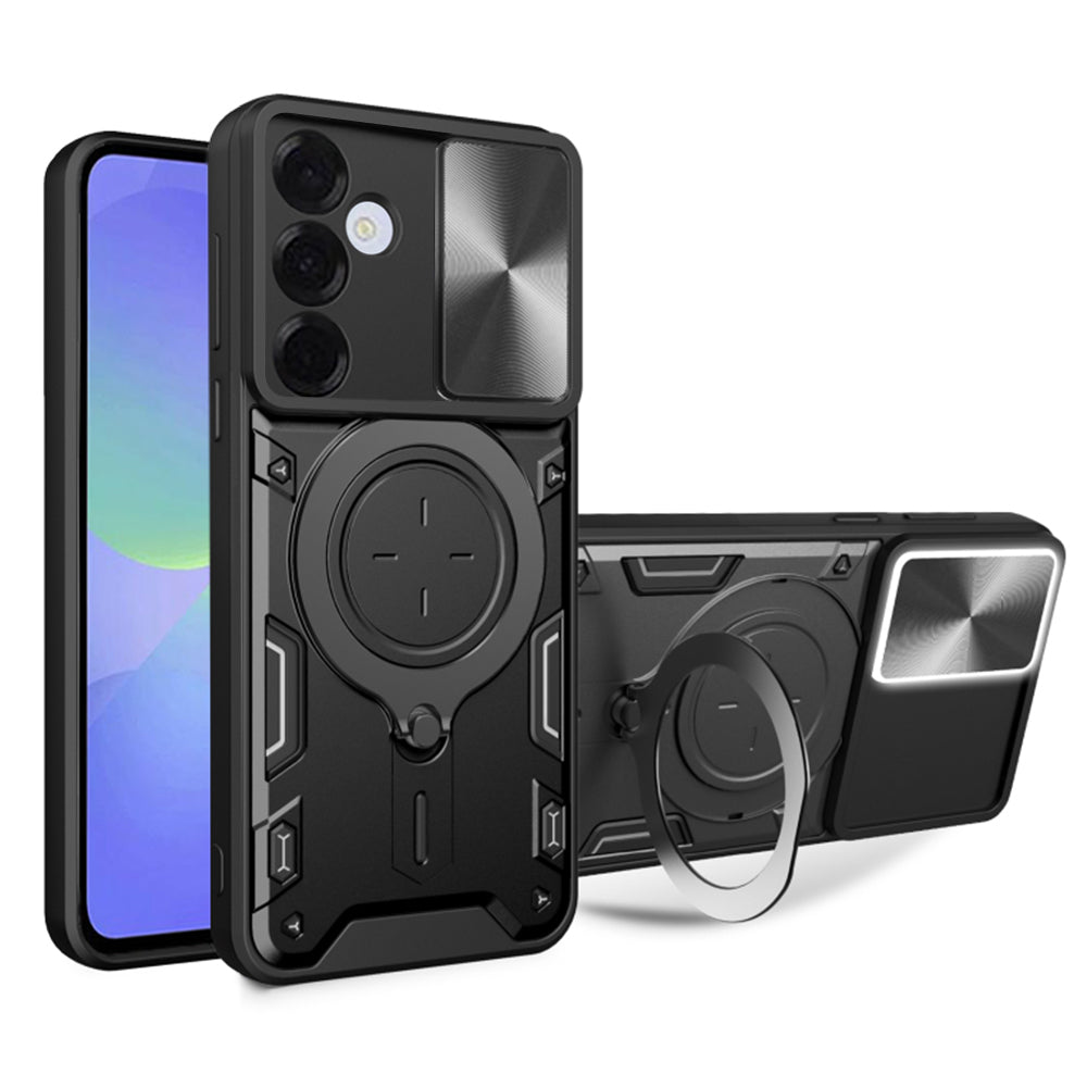 Калъф за Samsung Galaxy A36 A366, Techsuit, CamGuard Pro, Черен