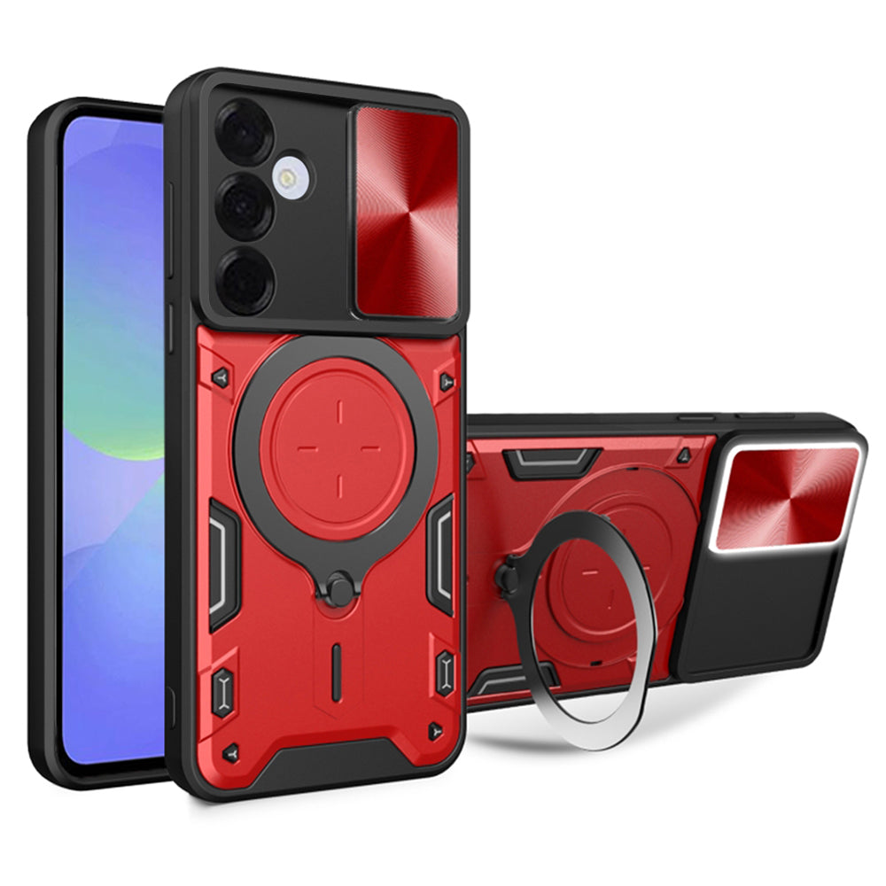Калъф за Samsung Galaxy A36 A366, Techsuit, CamGuard Pro, Червен