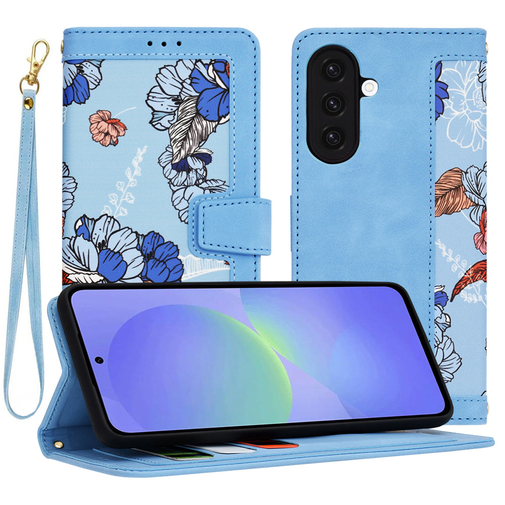 Калъф за Samsung Galaxy A36 A366, Techsuit, FlipCraft, Син