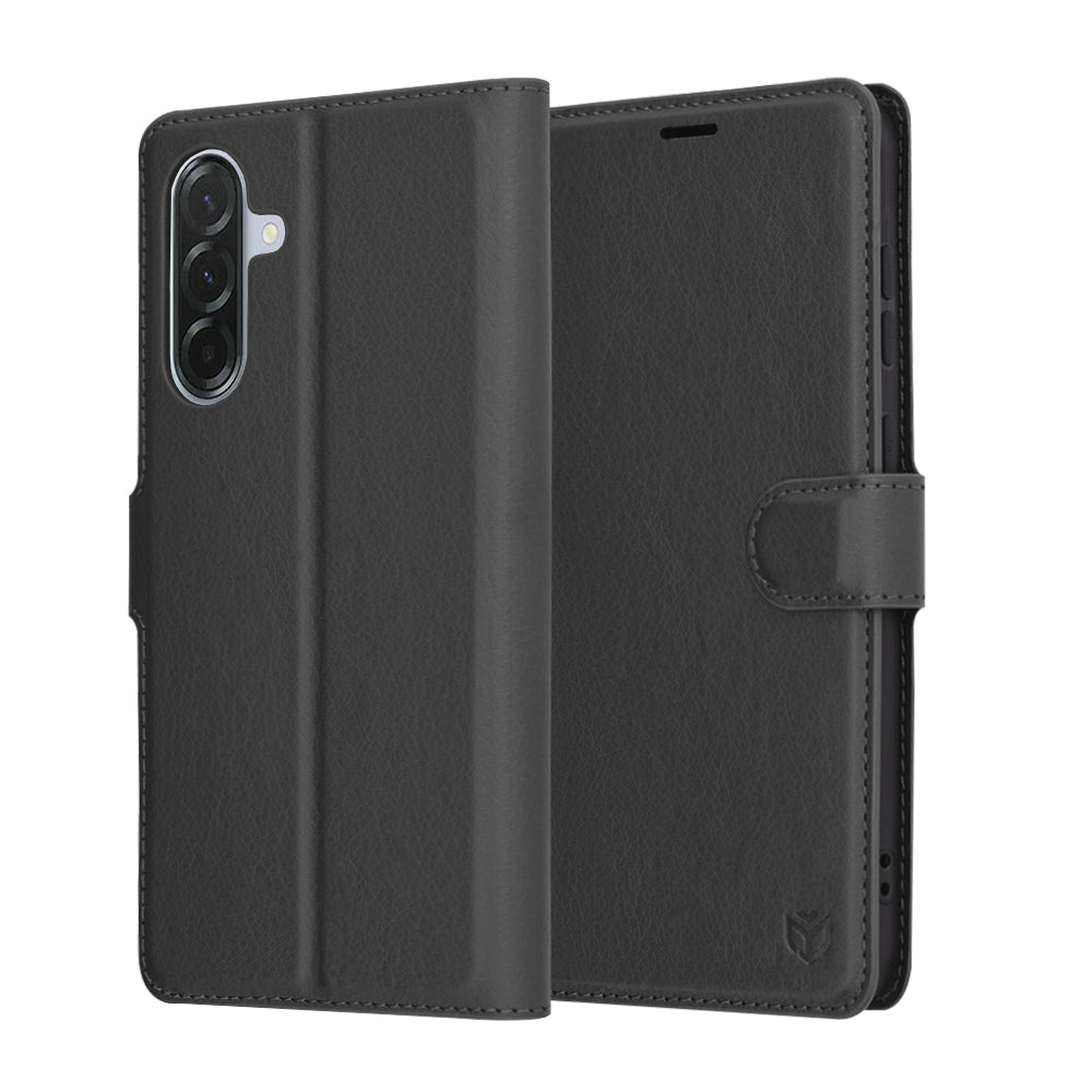 Калъф за Samsung Galaxy A36 A366, Techsuit, Leather Folio, Черен