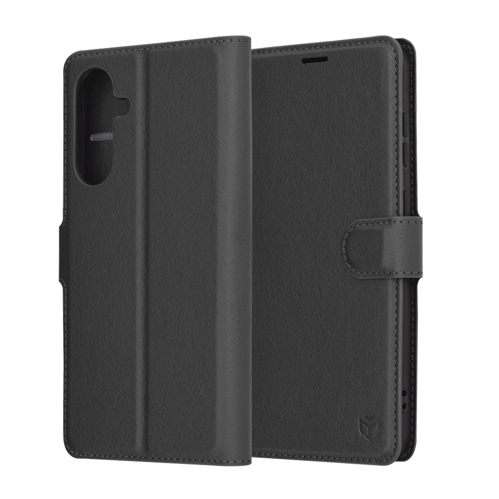 Калъф за Samsung Galaxy A36 A366, Techsuit, Leather Folio, Черен
