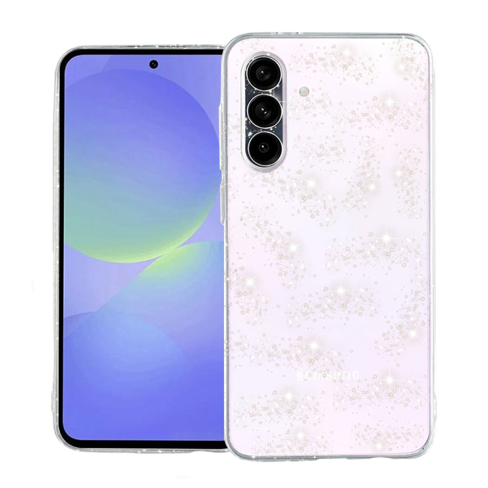 Калъф за Samsung Galaxy A36 A366, Techsuit, SparkleSkin, Прозрачен