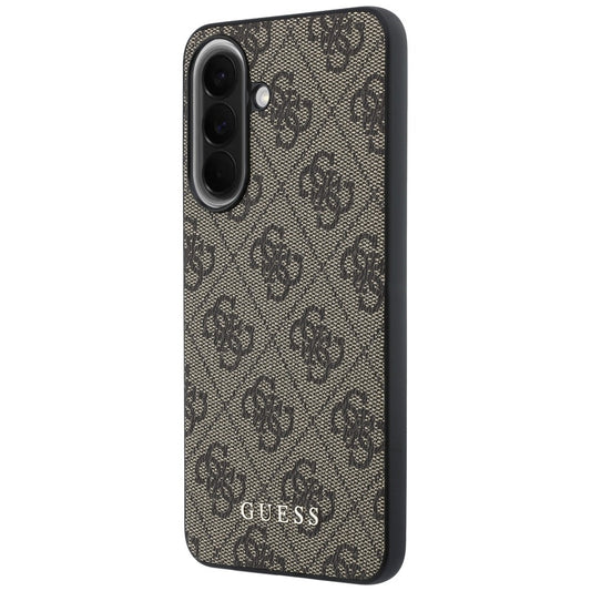 Калъф за Samsung Galaxy A37 5G, Guess, 4G Classic Logo Charm, Кафяв