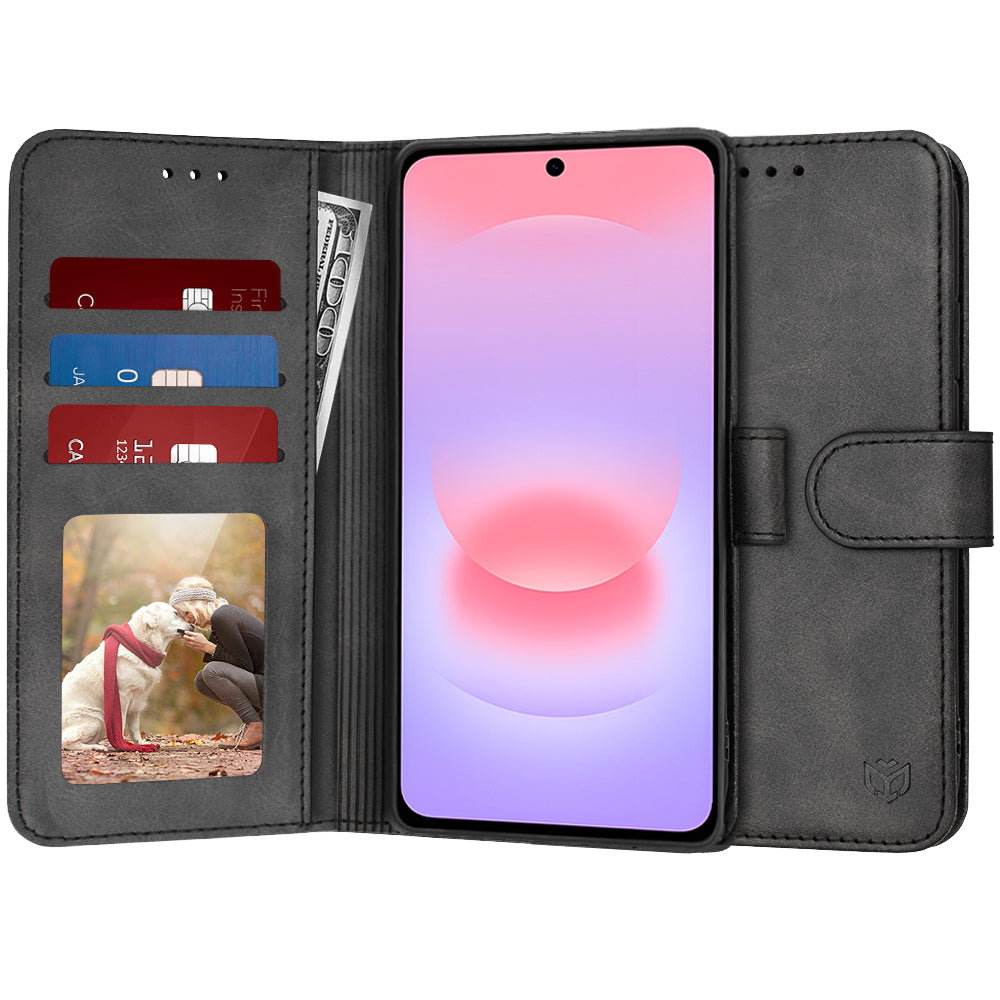 Калъф за Samsung Galaxy A37 5G, Techsuit, Diary Book, Черен