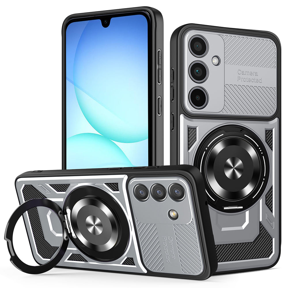 Калъф за Samsung Galaxy A37 5G, Techsuit, RuggedCam, Сив