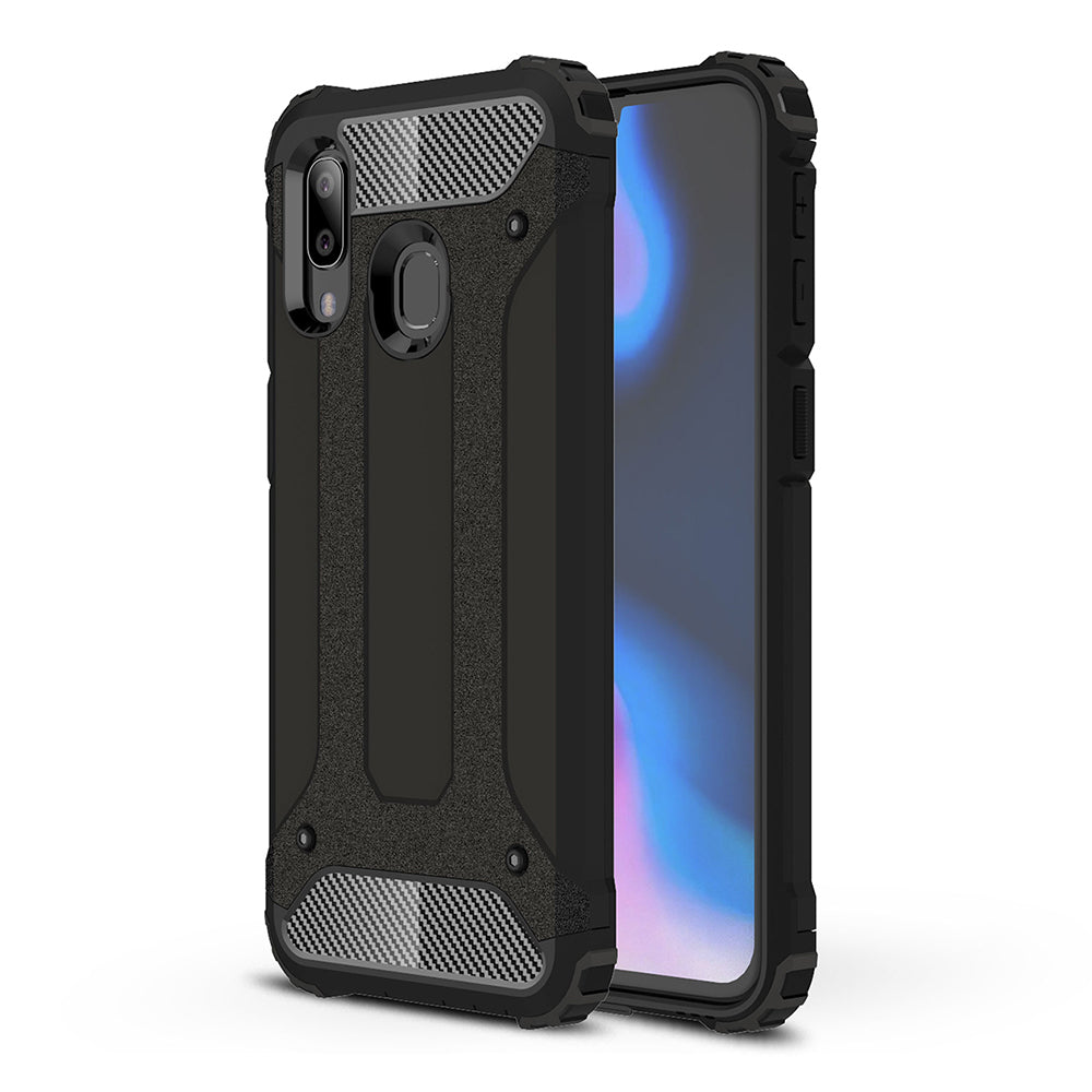 Калъф за Samsung Galaxy A40 A405, Techsuit, Hybrid Armor, Черен