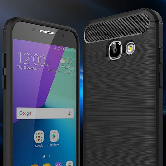 Калъф за Samsung Galaxy A5 (2017) A520, Techsuit, Карбон, Черен