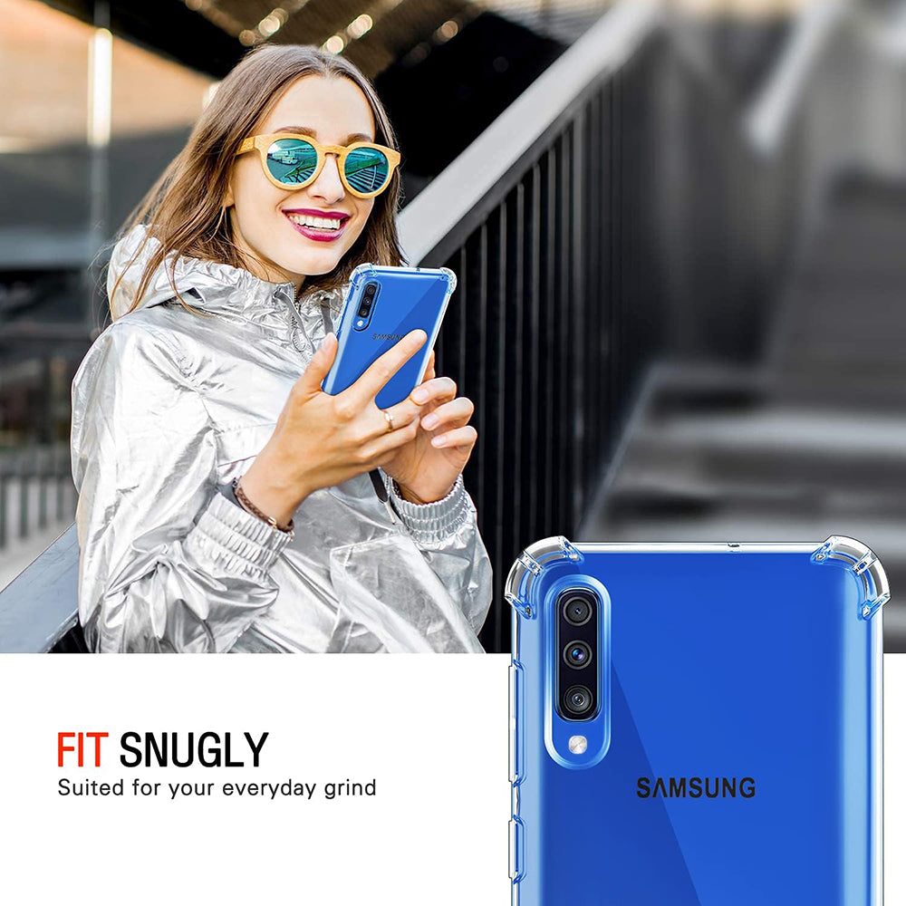 Калъф за Samsung Galaxy A50s A507 / A30s A307 / A50 A505, Techsuit, противоударен прозрачен