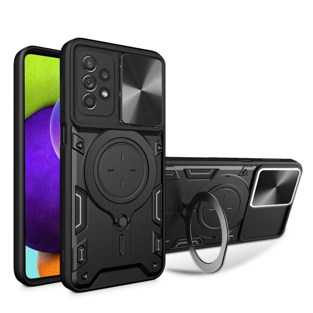 Калъф за Samsung Galaxy A52s 5G A528 / A52 5G A526 / A52 A525, Techsuit, CamGuard Pro, Черен
