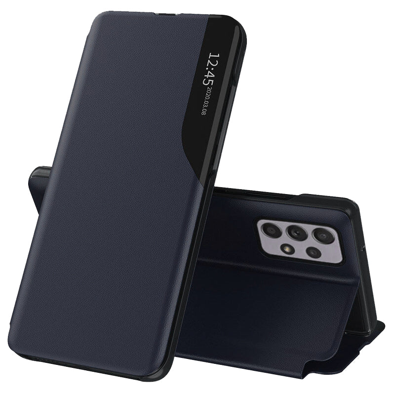 Калъф за Samsung Galaxy A52s 5G A528 / A52 5G A526 / A52 A525, Techsuit, eFold, Тъмносин