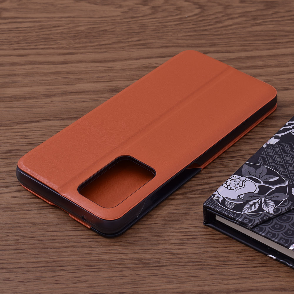 Калъф за Samsung Galaxy A52s 5G A528 / A52 5G A526 / A52 A525, Techsuit, eFold, Оранжев