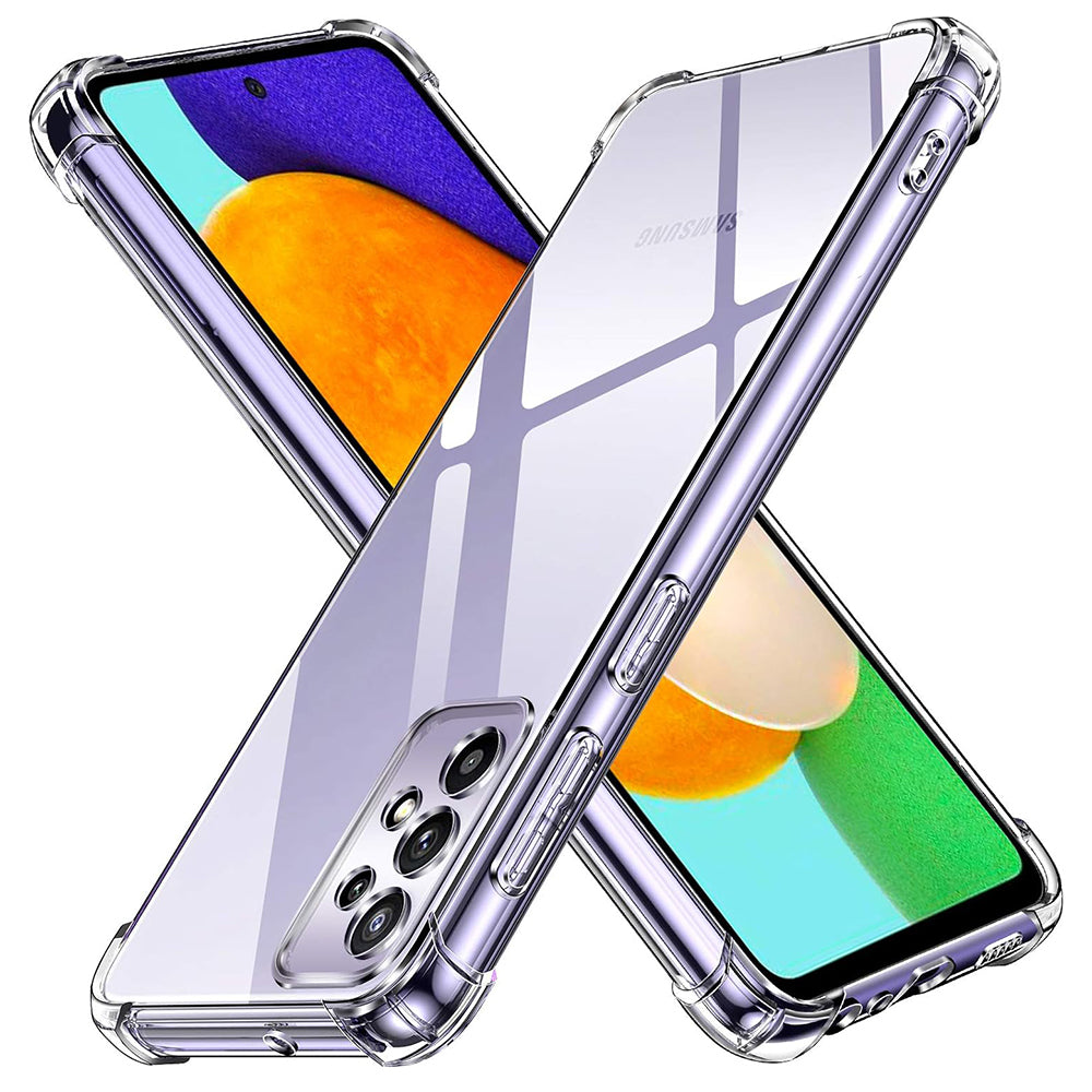 Калъф за Samsung Galaxy A52s 5G A528 / A52 5G A526 / A52 A525, Techsuit, противоударен прозрачен, прозрачен