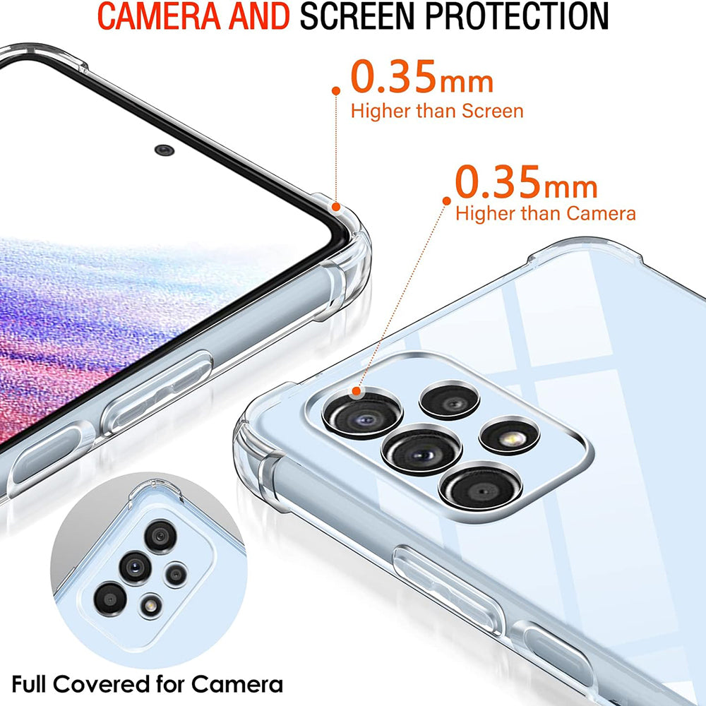Калъф за Samsung Galaxy A53 5G A536, Techsuit, Shockproof Clear, Прозрачен