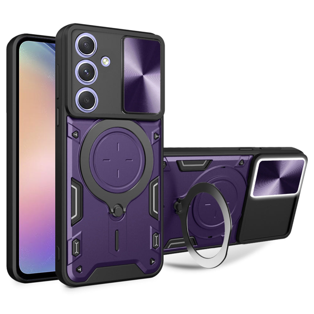 Калъф за Samsung Galaxy A54 A546, Techsuit, CamGuard Pro, Лилав