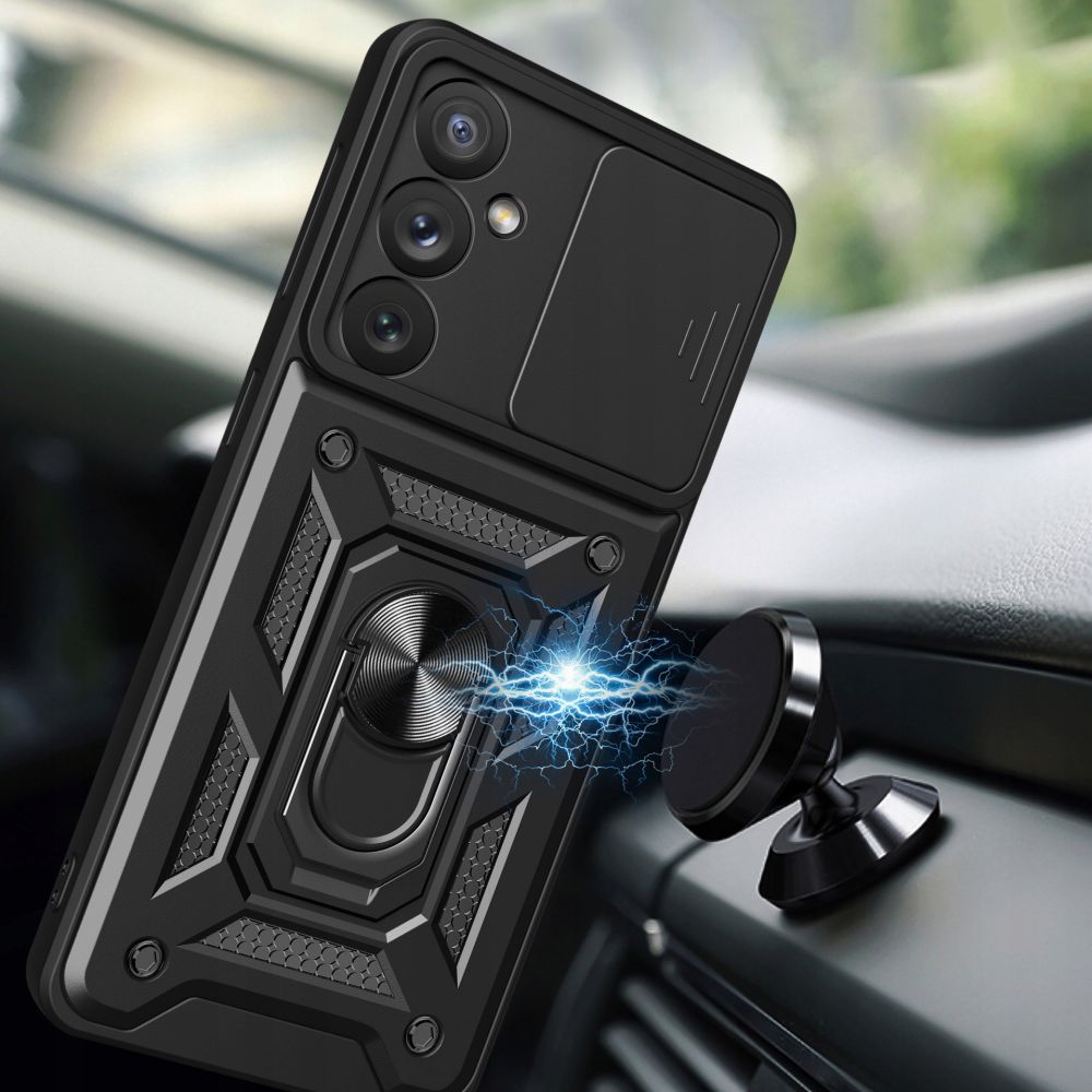 Калъф за Samsung Galaxy A54 A546, Techsuit, CamShield, Черен