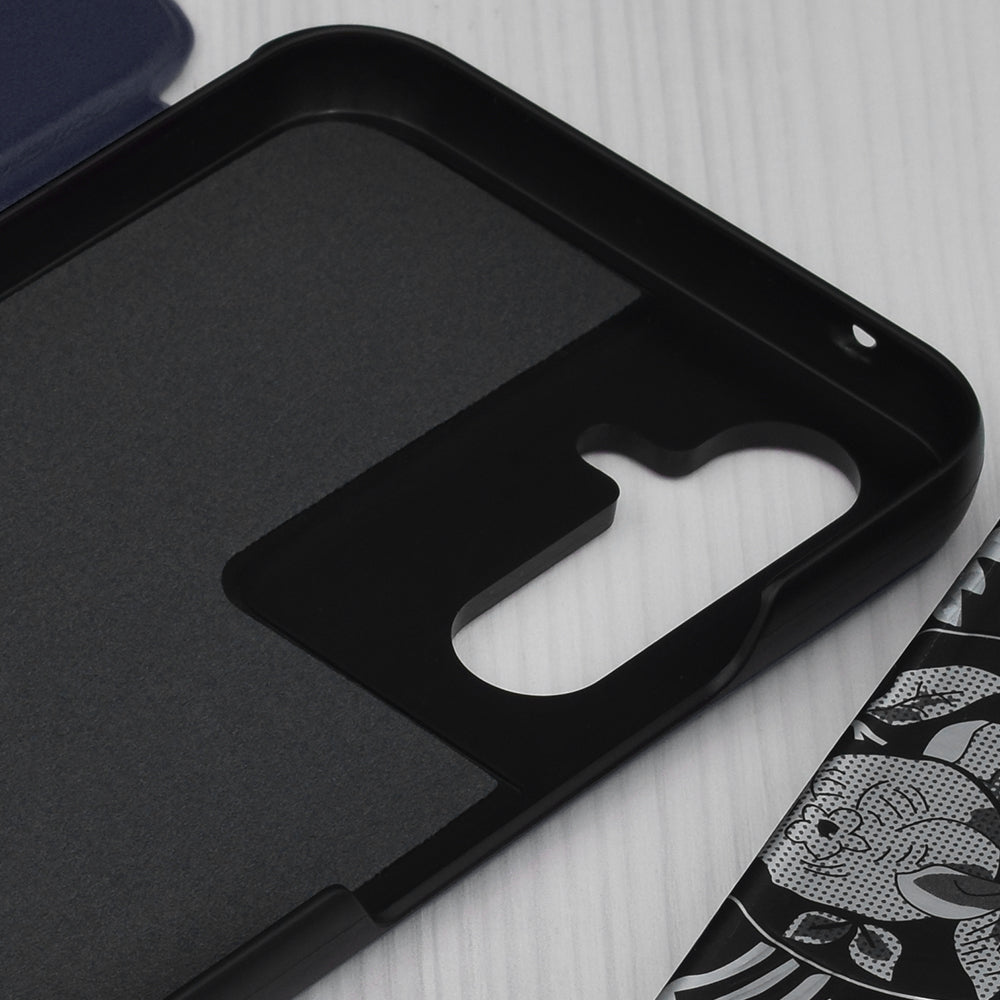 Калъф за Samsung Galaxy A54 A546, Techsuit, eFold, Тъмносин