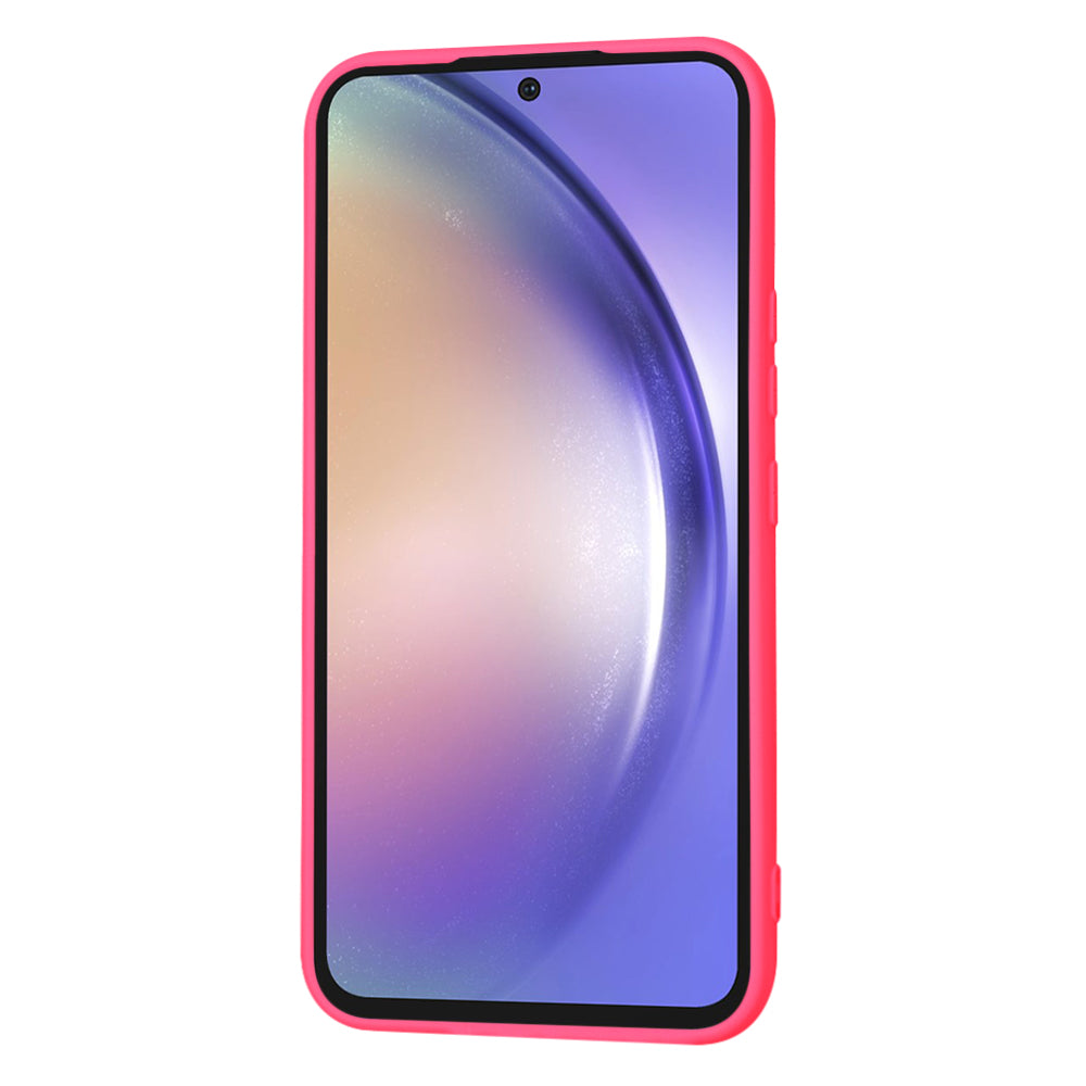 Калъф за Samsung Galaxy A54 A546, Techsuit, SoftFlex, Тъмнорозов