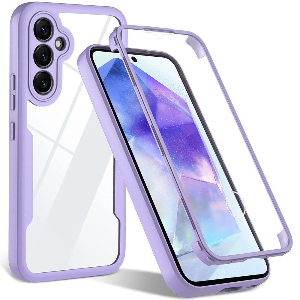 Калъф за Samsung Galaxy A55 5G A556, Techsuit, ColorVerse 360, Лилав