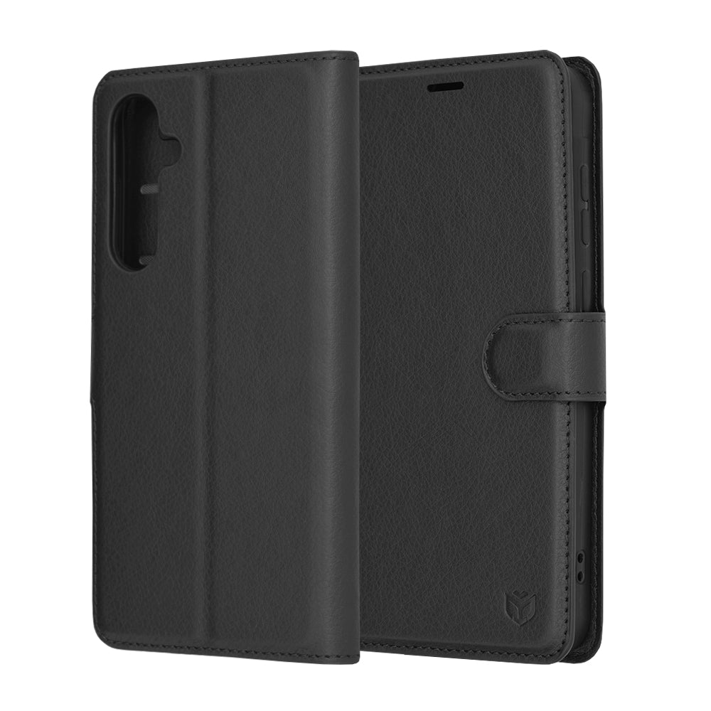 Калъф за Samsung Galaxy A55 5G A556, Techsuit, Leather Folio, Черен