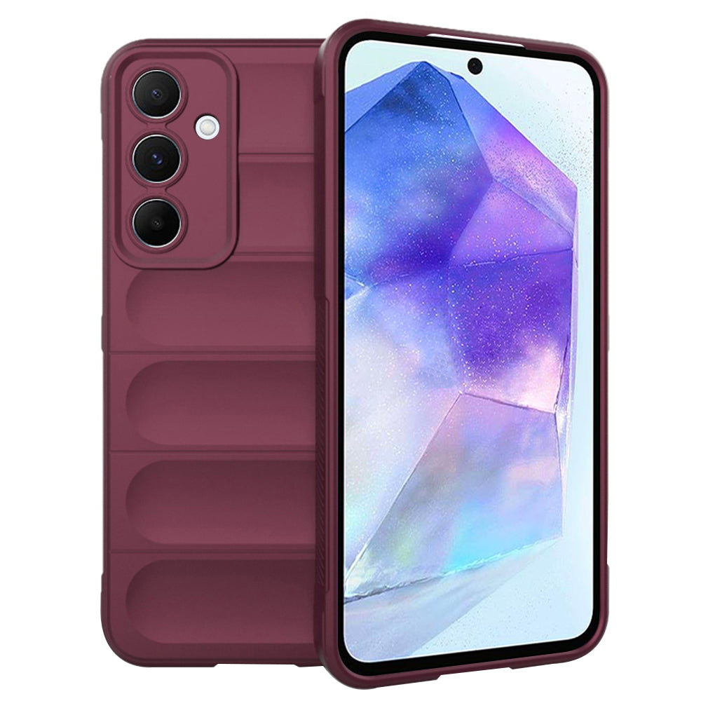 Калъф за Samsung Galaxy A55 5G A556, Techsuit, Magic Shield, Бордо