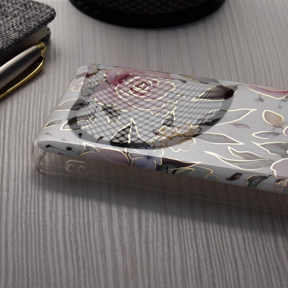 Калъф за Samsung Galaxy A55 5G A556, Techsuit, Marble, Бял