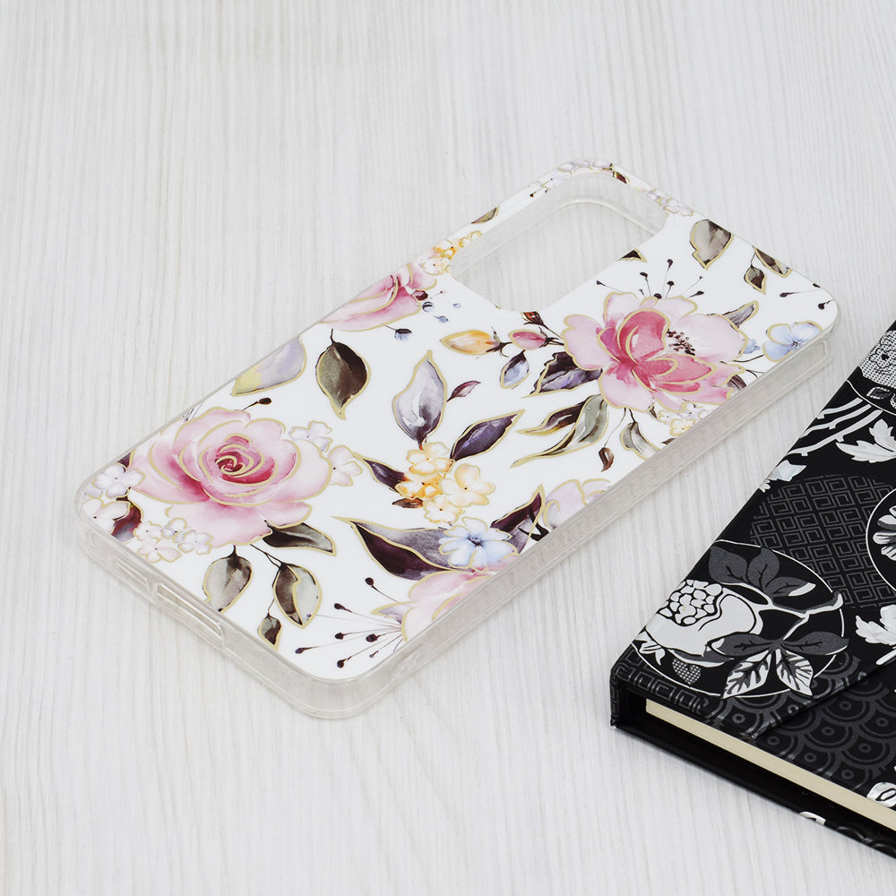 Калъф за Samsung Galaxy A55 5G A556, Techsuit, Marble, Бял