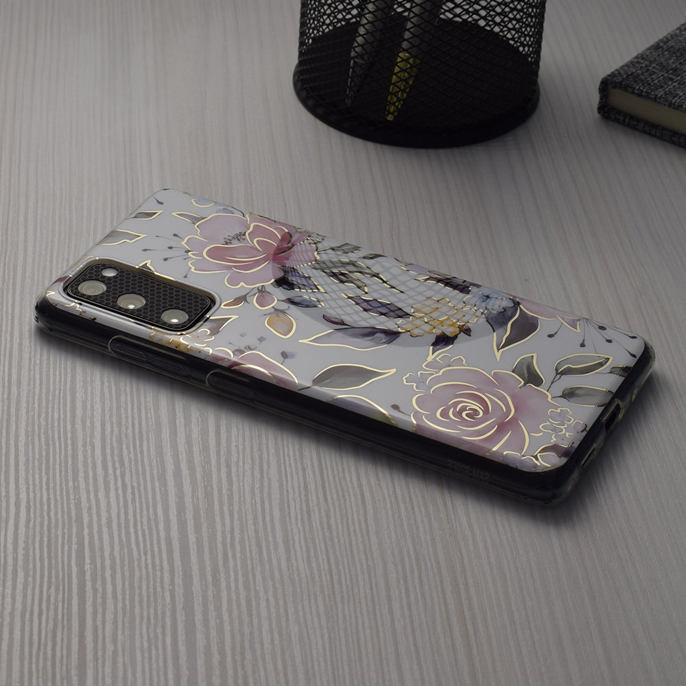 Калъф за Samsung Galaxy A55 5G A556, Techsuit, Marble, Бял