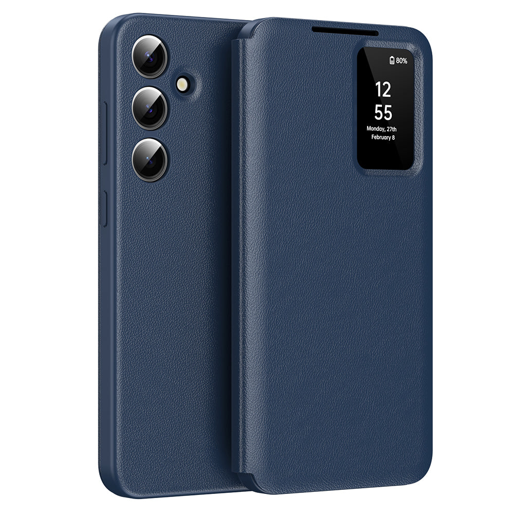 Калъф за Samsung Galaxy A55 5G A556, Techsuit, SmartView, Син