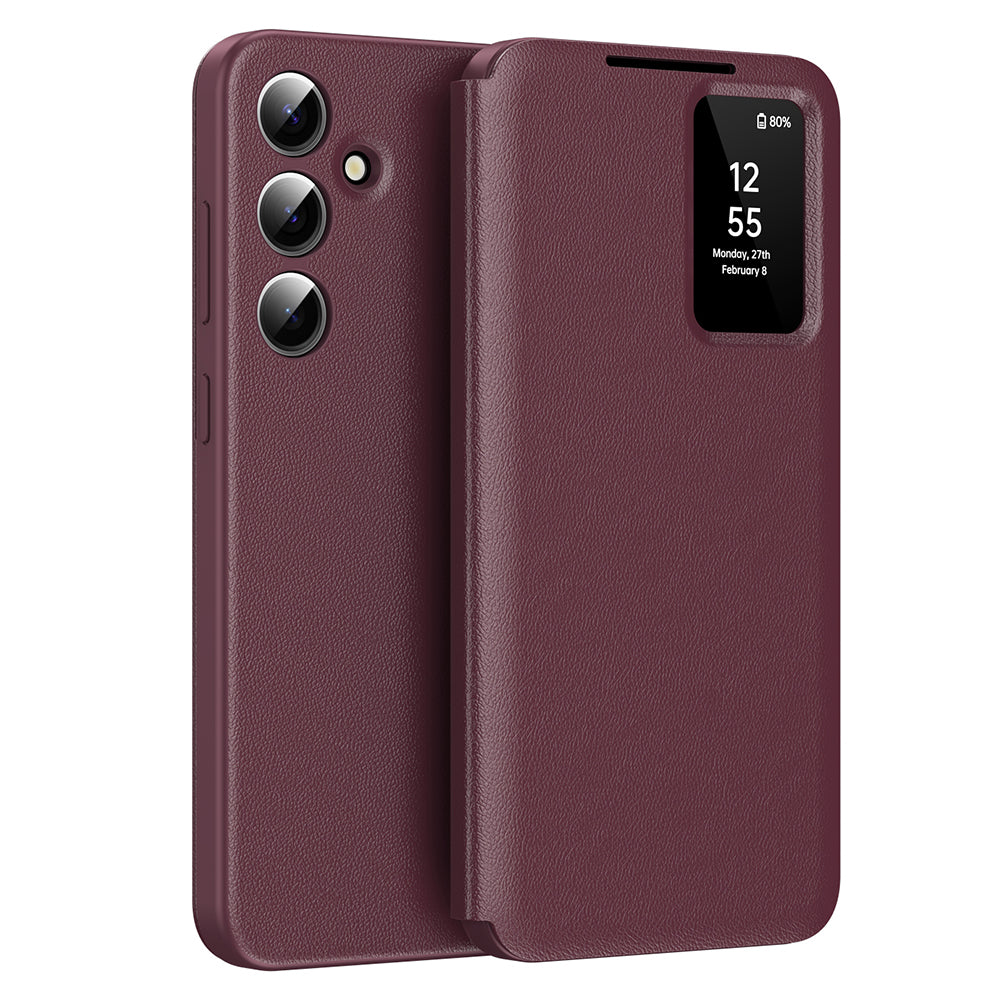 Калъф за Samsung Galaxy A55 5G A556, Techsuit, SmartView, Червен