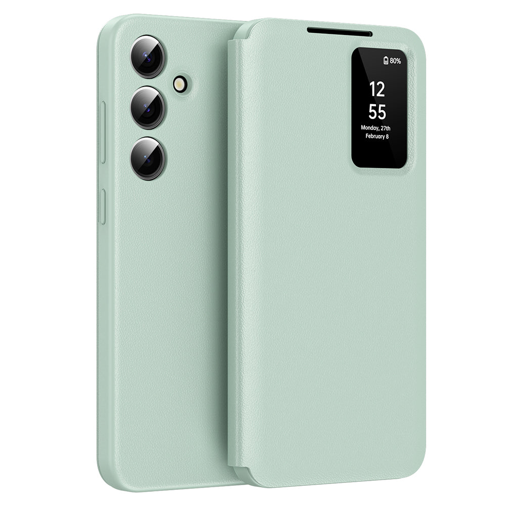 Калъф за Samsung Galaxy A55 5G A556, Techsuit, SmartView, Зелен