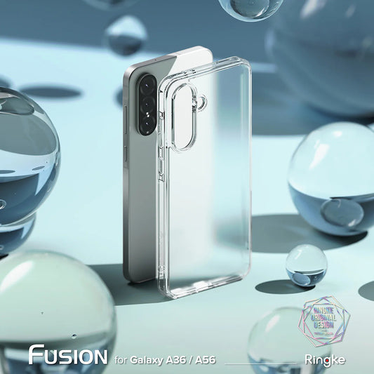 Калъф за Samsung Galaxy A56 A566 / A36 A366, Ringke, Fusion, Матиран прозрачен