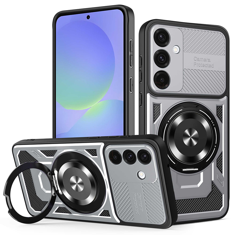 Калъф за Samsung Galaxy A56 A566 / A36 A366, Techsuit, RuggedCam, Сив