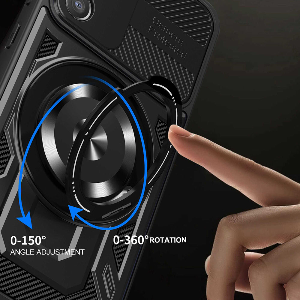 Калъф за Samsung Galaxy A56 A566 / A36 A366, Techsuit, RuggedCam, Лилав