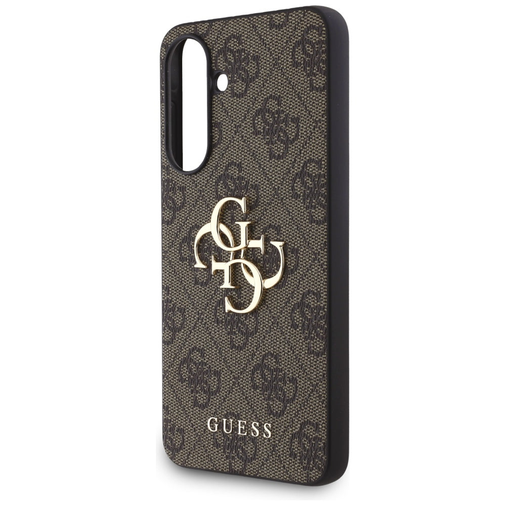Case for Samsung Galaxy A56 A566, Guess, 4G Big Logo, Brown