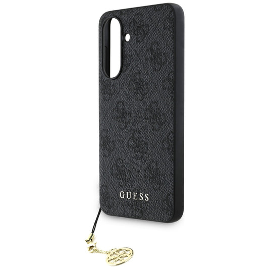 Калъф за Samsung Galaxy A56 A566, Guess, 4G Charm, Черен