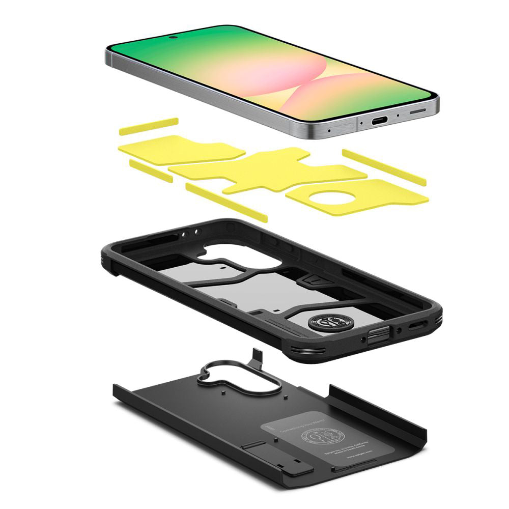 Калъф за Samsung Galaxy A56 A566, Spigen, Tough Armor, Черен ACS09294
