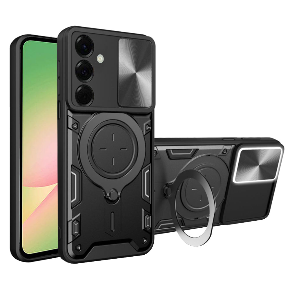 Калъф за Samsung Galaxy A56 A566, Techsuit, CamGuard Pro, Черен