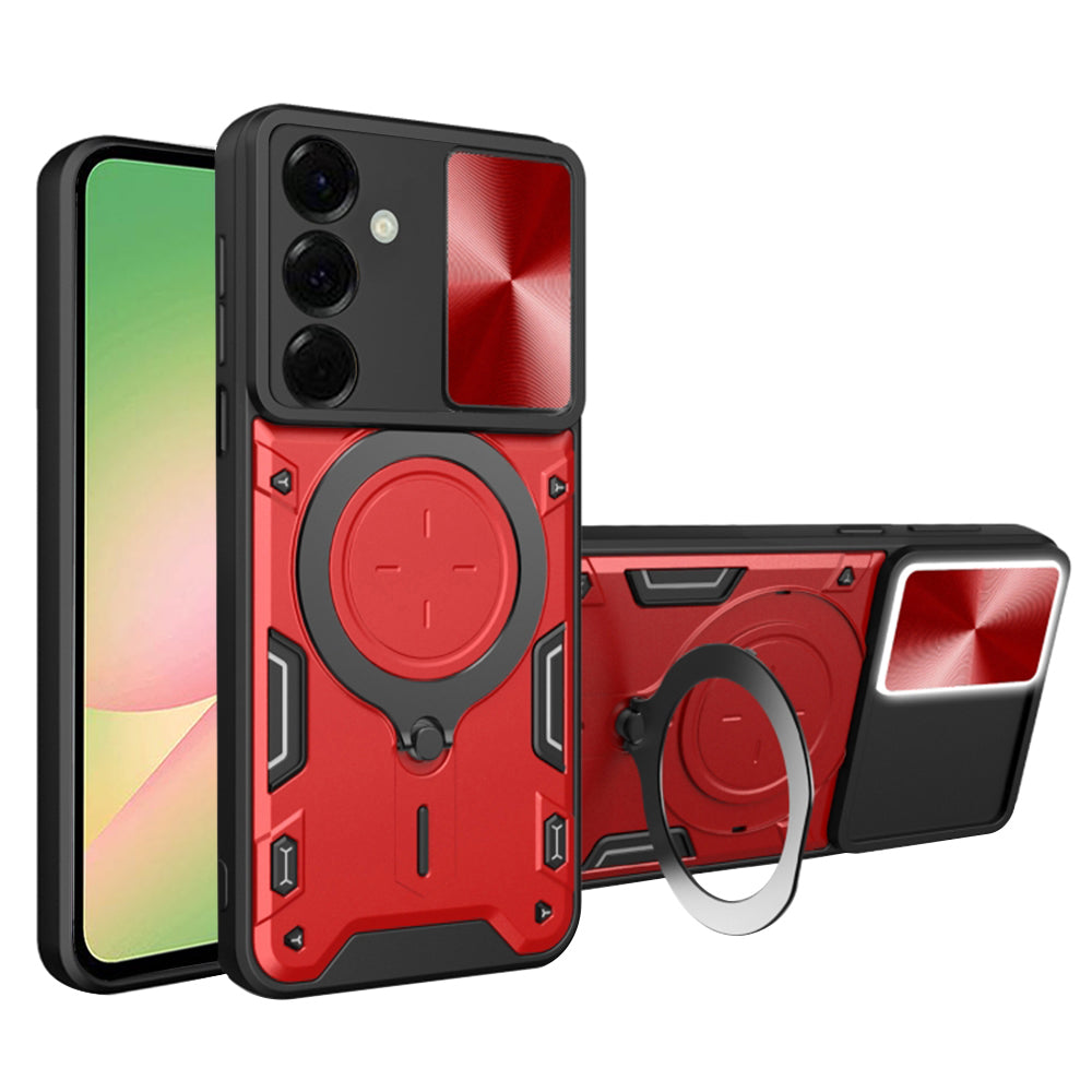 Калъф за Samsung Galaxy A56 A566, Techsuit, CamGuard Pro, Червен