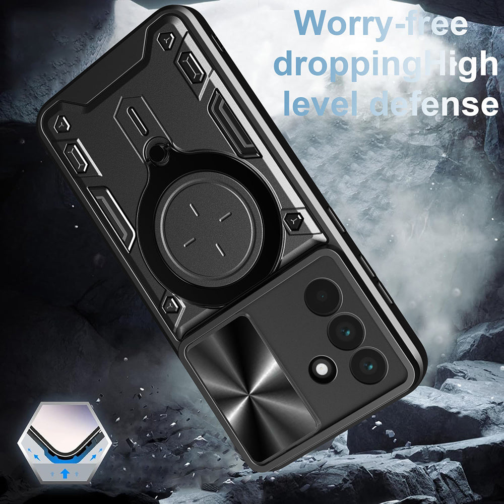 Калъф за Samsung Galaxy A56 A566, Techsuit, CamGuard Pro, Червен