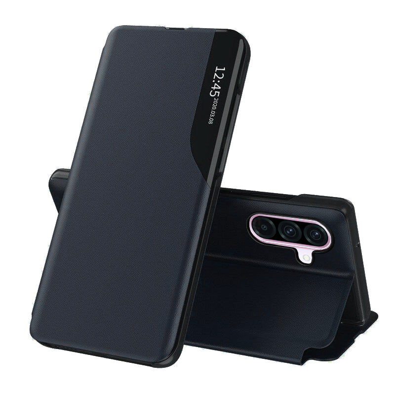 Калъф за Samsung Galaxy A56 A566, Techsuit, eFold, Тъмносин