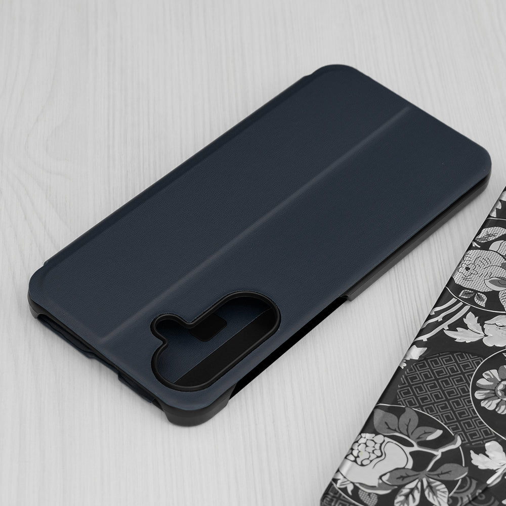 Калъф за Samsung Galaxy A56 A566, Techsuit, eFold, Тъмносин
