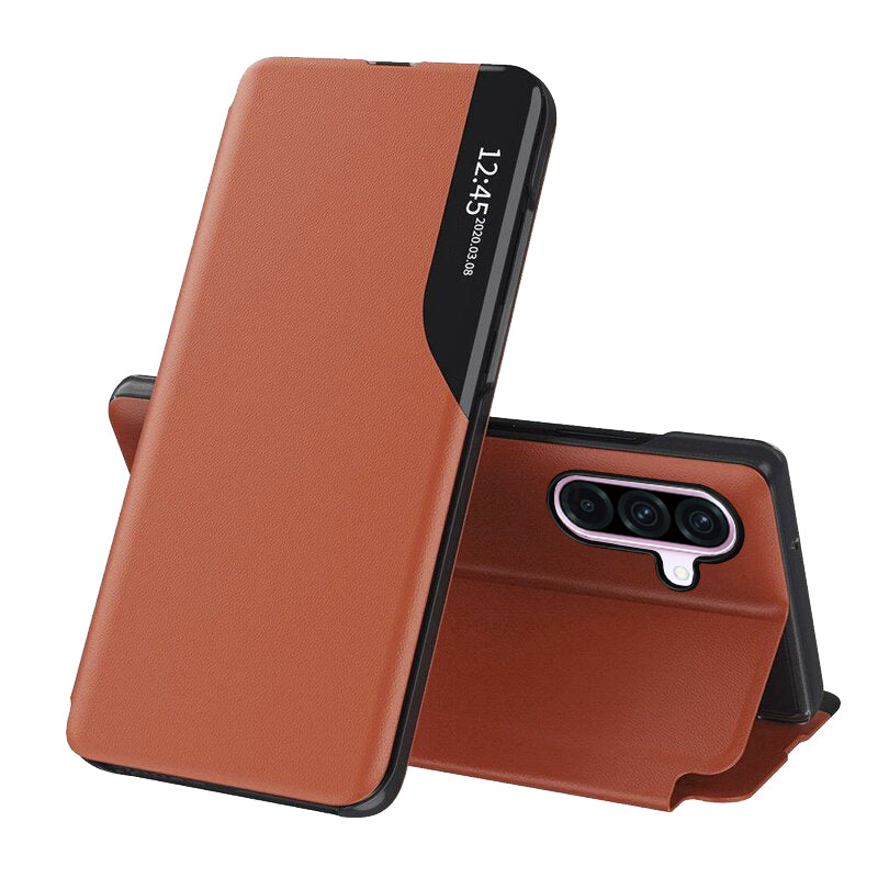 Калъф за Samsung Galaxy A56 A566, Techsuit, eFold, Оранжев