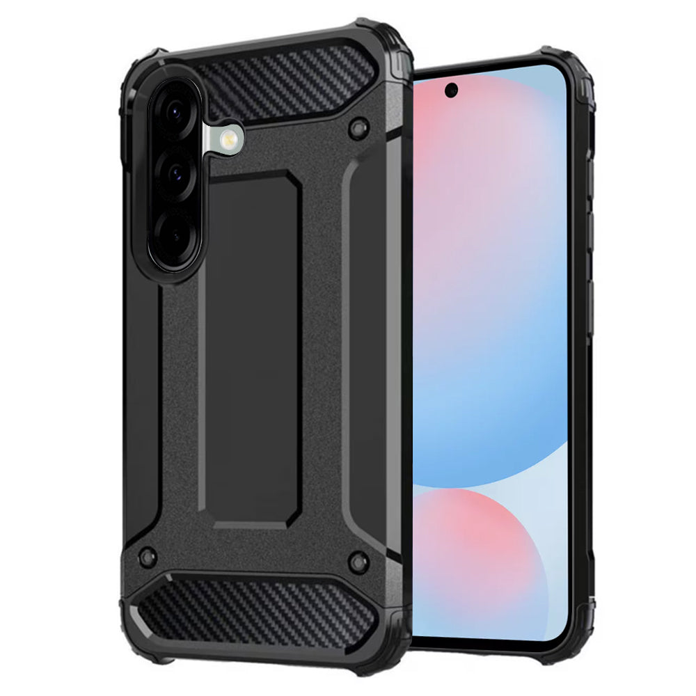 Калъф за Samsung Galaxy A56 A566, Techsuit, Hybrid Armor, Черен