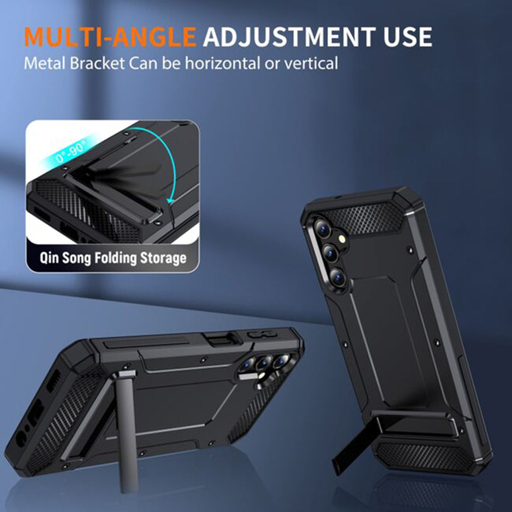 Калъф за Samsung Galaxy A56 A566, Techsuit, Hybrid Armor, Черен