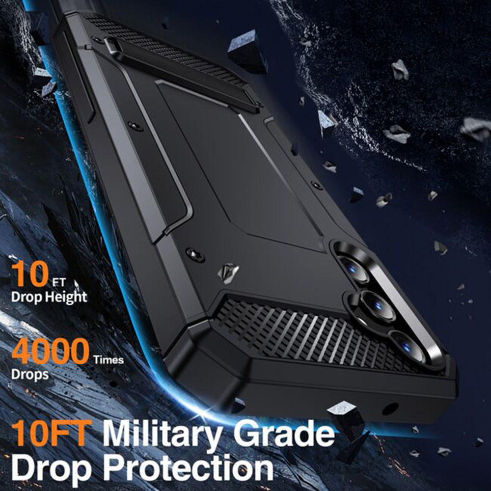 Калъф за Samsung Galaxy A56 A566, Techsuit, Hybrid Armor, Черен