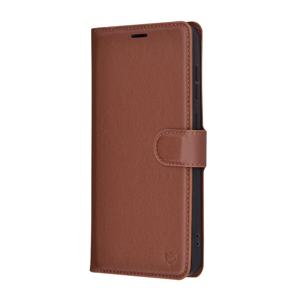 Калъф за Samsung Galaxy A56 A566, Techsuit, Leather Folio, Кафяв