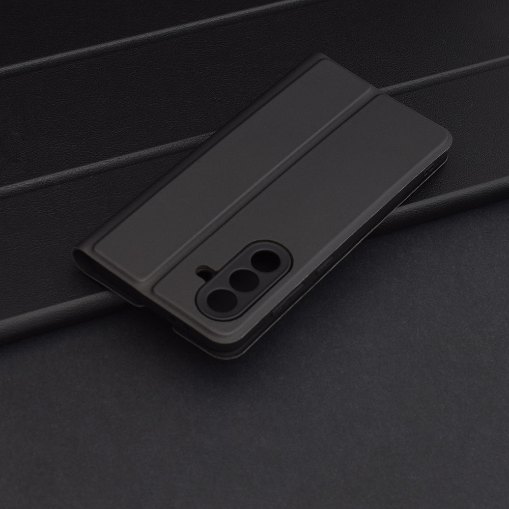 Калъф за Samsung Galaxy A56 A566, Techsuit, Magskin Book, Черен