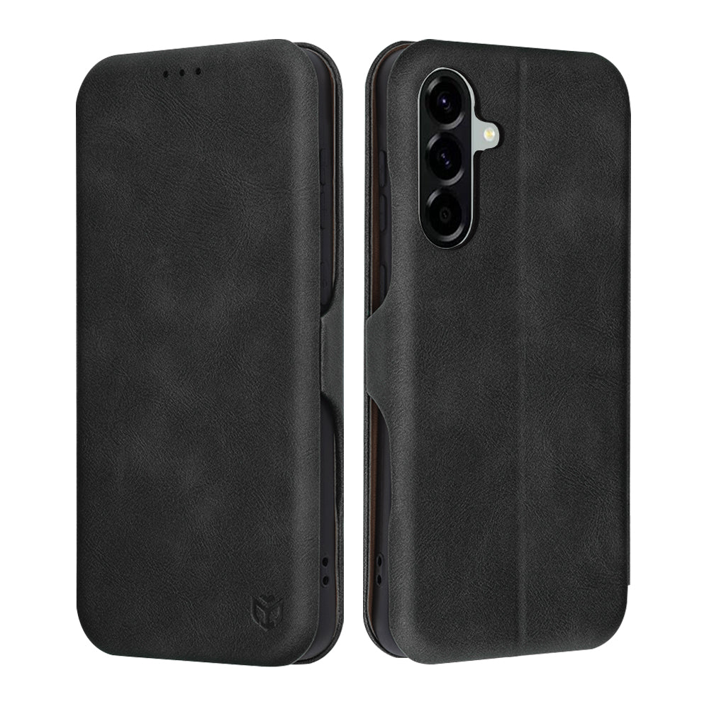 Калъф за Samsung Galaxy A56 A566, Techsuit, Safe Wallet Plus, Черен